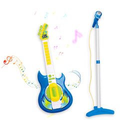 Contixo TG4 blue guitar front view for kids' practice