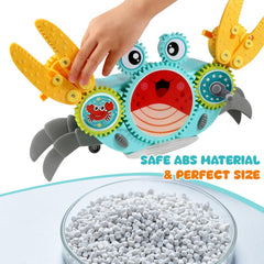 Control Future Crawling Crab smart sensor aiding obstacle avoidance during play.