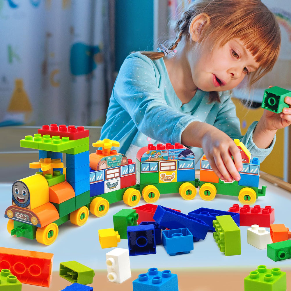 CONVENTEJOY color blocks boost color perception and fine motor skills through stacking.