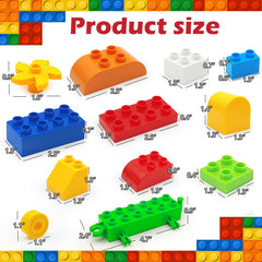 CONVENTEJOY large bricks fit major brands for easy expansion and mixed play.