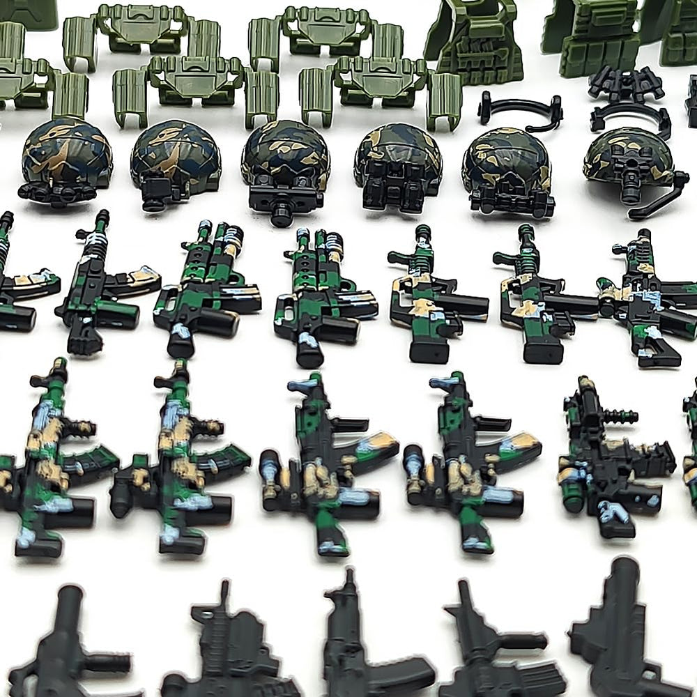 CONVENTEJOY camouflage shield adds defense in SWAT-style scenes.