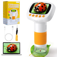 Coobest Pocket Kids Microscope front view with clear observation