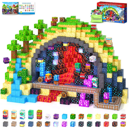 Coodoo 150PCS magnetic forest adventure blocks spark imaginative play and treasure-hunt fun.