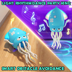 Coodoo Dancing Octopus blue fishing rod play boosts imaginative pretend play.