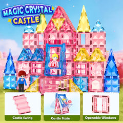 Coodoo Diamond tiles with swings and stairs encourage active, fine-motor play