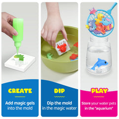 Coodoo water gels in ten colors ready for crafting fun