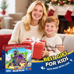 Coodoo magnetic block system designed for safe, engaging play with kids.