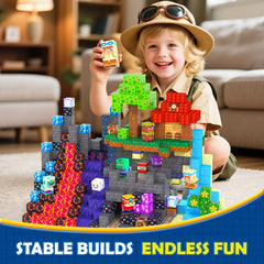 Coodoo miner figure enhances narrative play and goal-directed thinking.