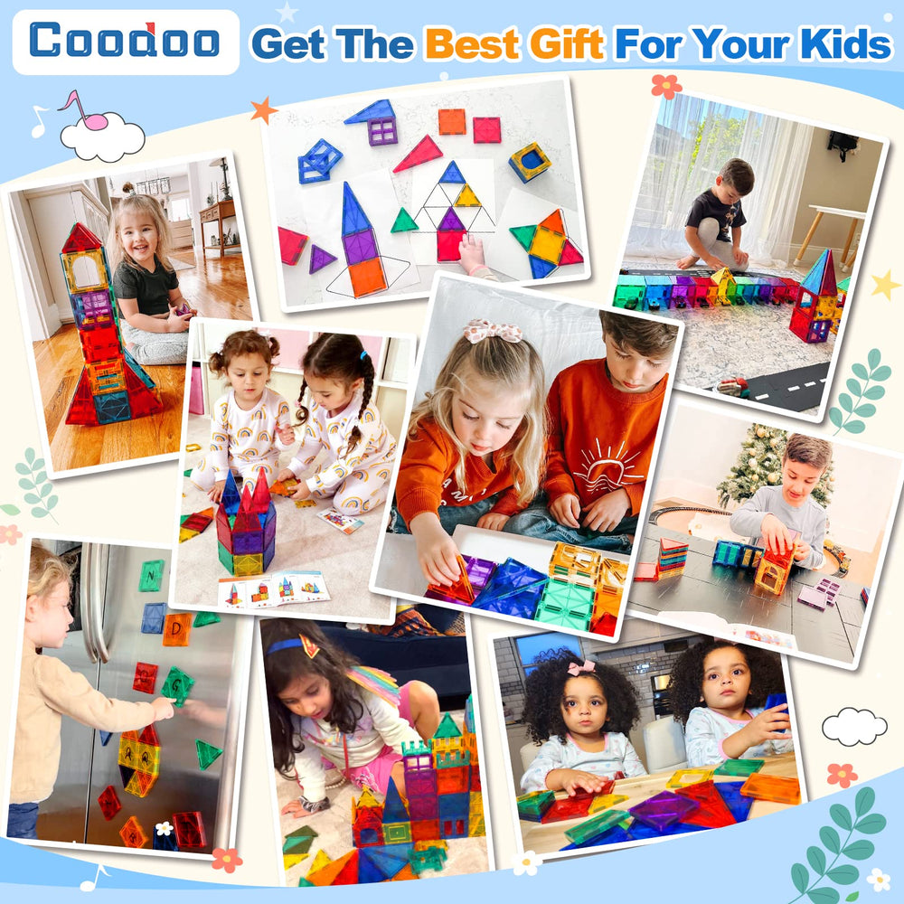 Coodoo safe durable ABS tiles promote hands-on exploration.