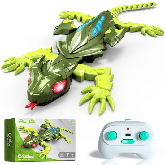 Coodoo wall-climbing gecko robot on a smooth surface for exciting play