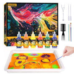 Coodoo water marbling paint colors ready for vibrant patterns