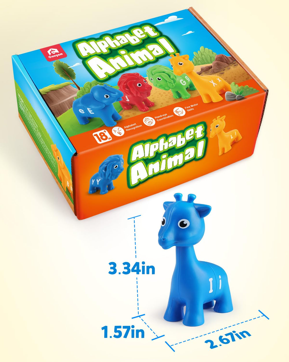 In a classroom or home, Coogam ABC set sparks cooperative play and exploration.