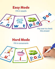 Coogam CVC flashcards color coded levels aid phonics learning.
