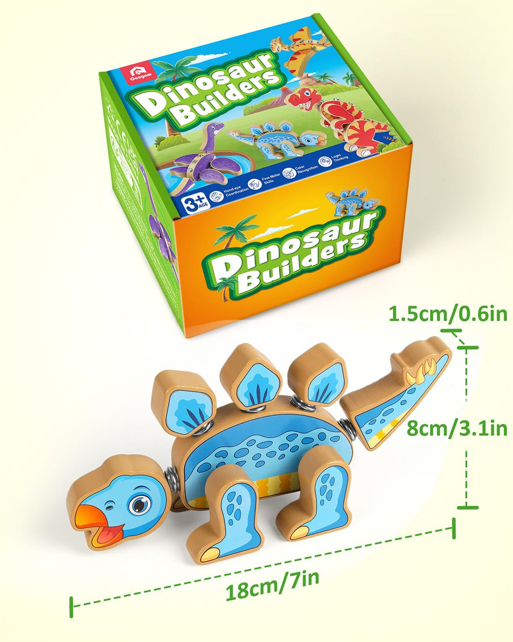 Coogam mix-and-match dinos spark imaginative storytelling.