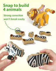 Coogam elephant assembly blocks for hands-on construction and creative thinking.