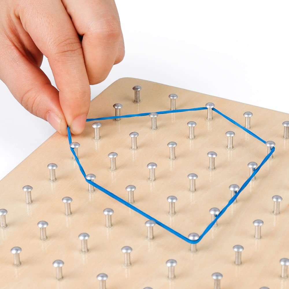 Coogam Geoboard 2D shapes lesson for geometry learning