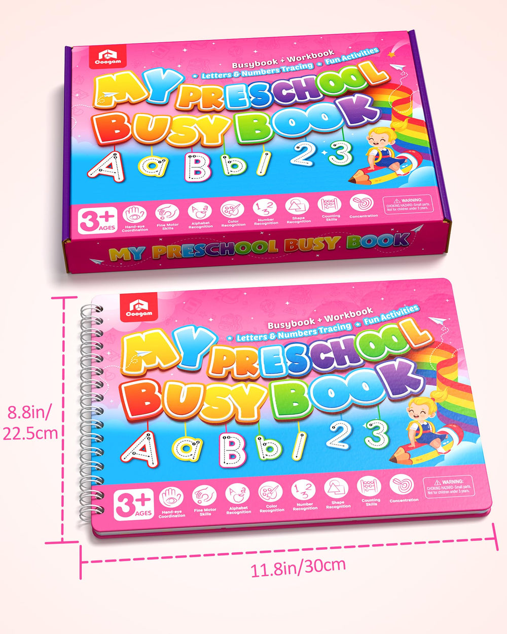 Coogam gift-ready preschool learning toy ideal for birthdays and holidays.