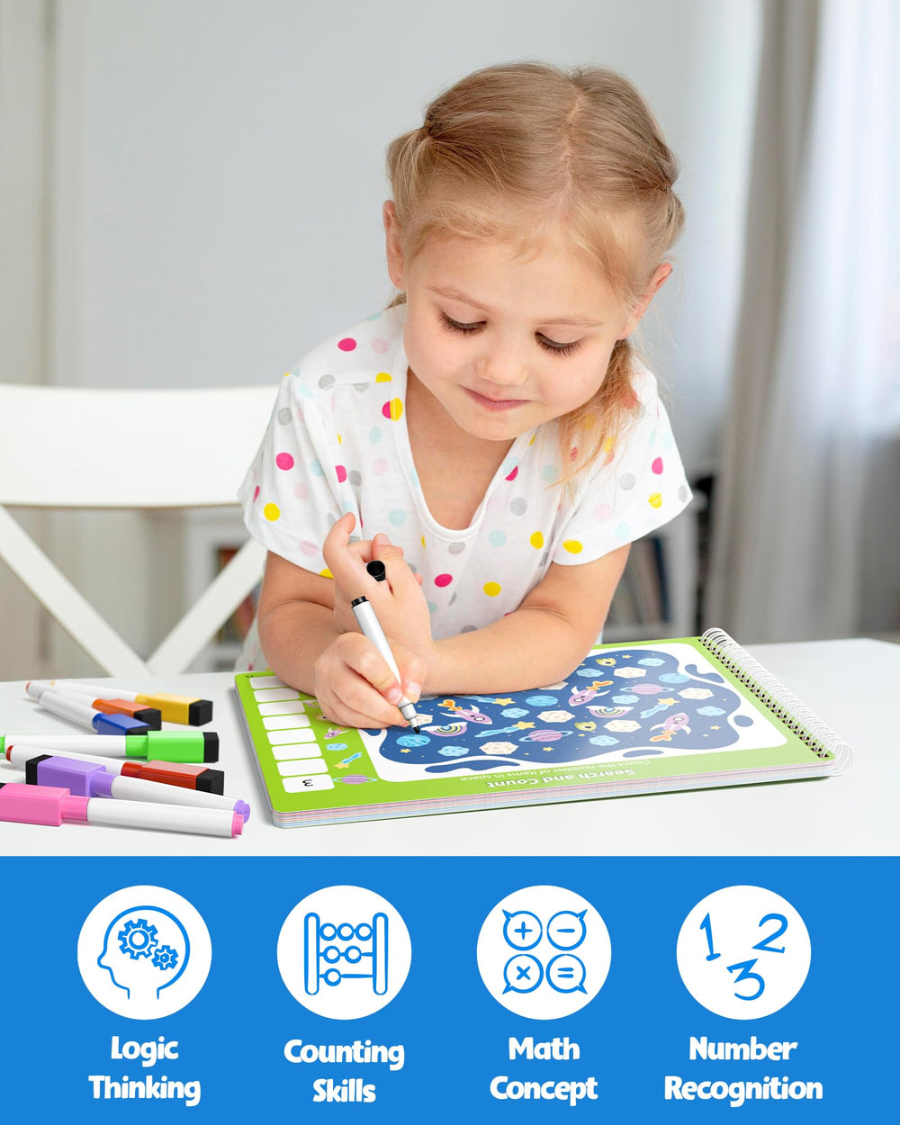 Coogam handwriting tracing activity page boosts number writing practice