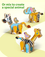 Coogam lion assembly blocks ideal for cooperative play and spatial skills.