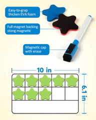 Coogam magnetic frames encourage hands-on math exploration and pattern recognition