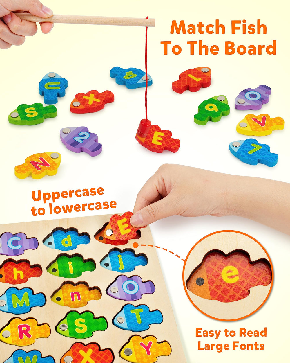 Coogam magnetic fishing poles encourage turn-taking and cooperative play.