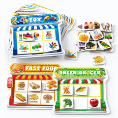 Coogam magnetic sorting food board supports category learning through hands-on play.