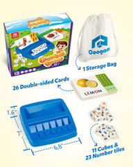 Coogam matching letter game classroom or homeschool friendly learning tool.