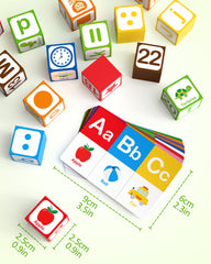 Coogam Montessori-inspired learning blocks encourage dexterity and spatial thinking