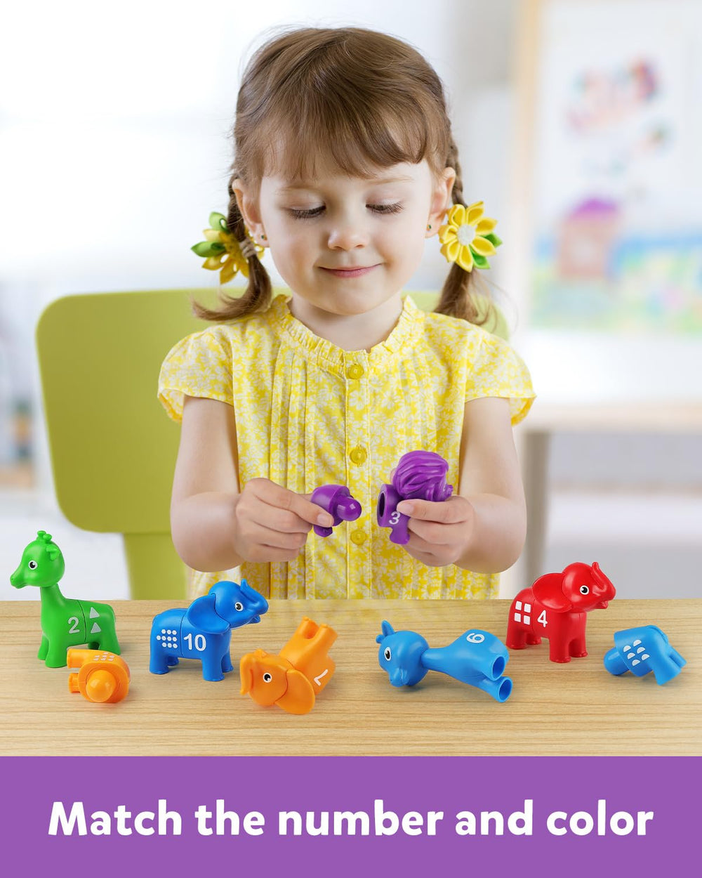 Coogam double-sided numbers aid early math practice and fine motor skills