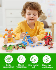 Coogam pieces use water-based paint for safe, durable play