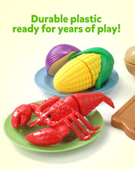 Coogam shopping lists and nutrition chart support pretend shopping and learning about foods