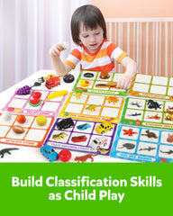 Coogam Sorting Toy with fast foods boosts color recognition and classification skills