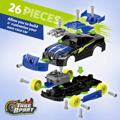 Coogam Take Apart Racing Car drill included for simple assembly