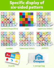 Coogam toddler building cubes promote fine motor skills through stacking