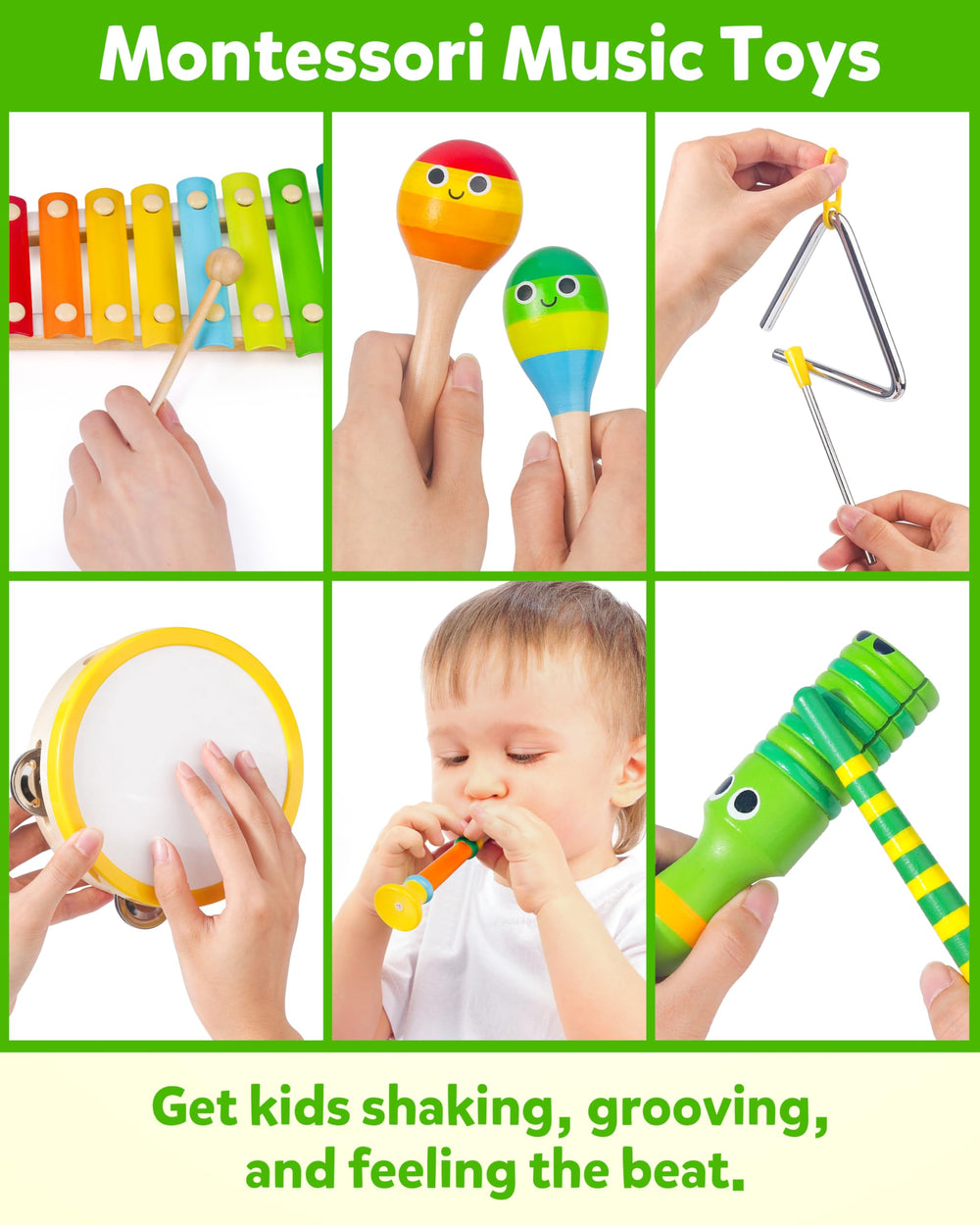 Coogam wooden flute supports imaginative music sessions.