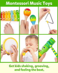 Coogam wooden flute supports imaginative music sessions.