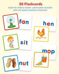 Coogam wooden-spell-boards help kids blend sounds in a tactile activity.