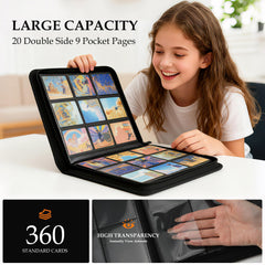 Premium PU leather cover of Coolbyl Card Binder conveys quality and protection