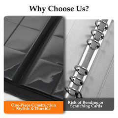 Reinforced stitching and corner construction on Coolbyl Card Binder for daily use