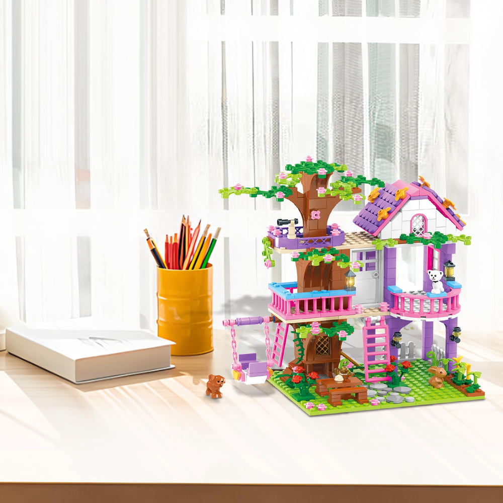 Cooldele Tree House Building Set realistic details spark forest storytelling