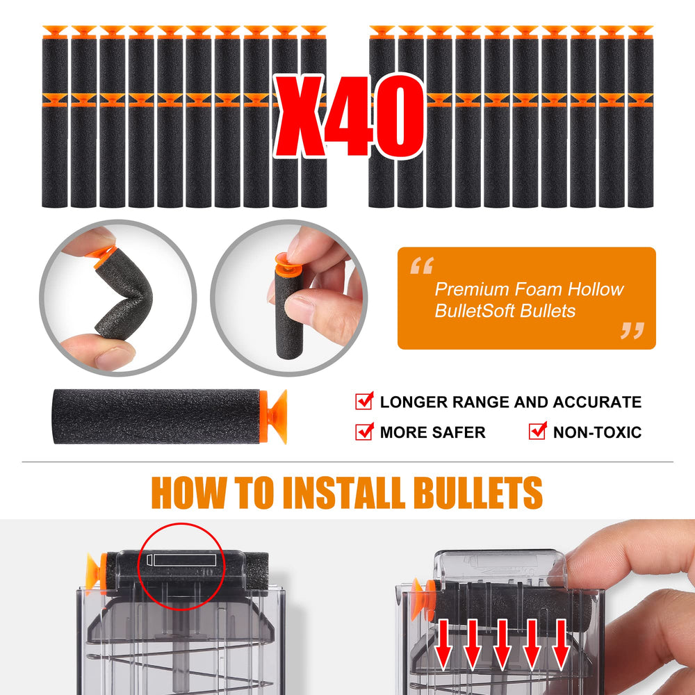 COOLFOX safety-focused design with hollow foam darts for lightweight use