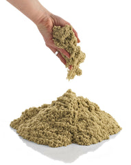 CoolSand Natural 5-pound refill pack front view showing moldable sand for creative play