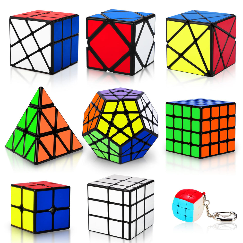 Coolzon Speed Cube Set 9-Pack in a box, ideal for quick setup and play sessions.