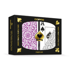 Copag 1546 plastic playing cards front view for smooth shuffles