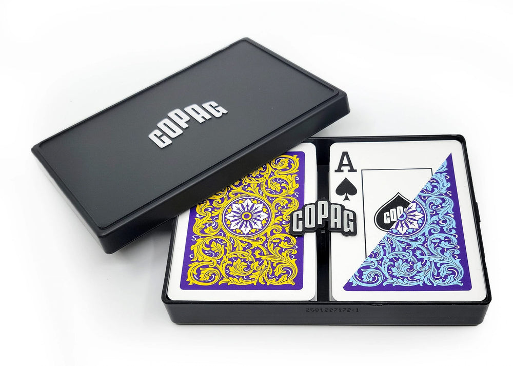Copag 1546 Neoteric deck with blue back, ideal for frequent shuffles