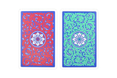 Smooth plastic finish supports effortless shuffling and durability.