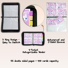 Copperloom tab stickers enable quick categorization by type, team, or rarity.