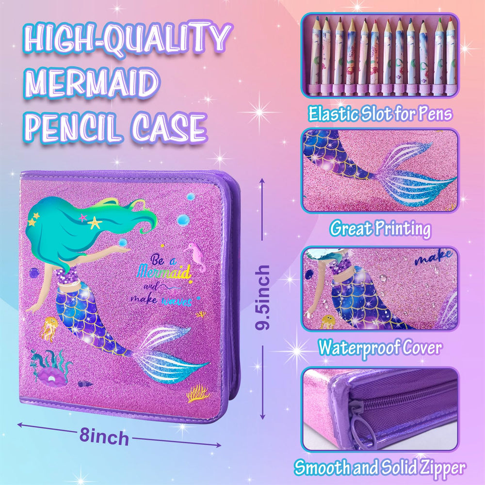 CORALMEE Mermaid stickers for creative crafts and personalized projects.