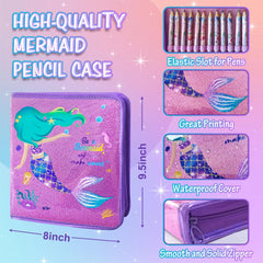 CORALMEE Mermaid stickers for creative crafts and personalized projects.