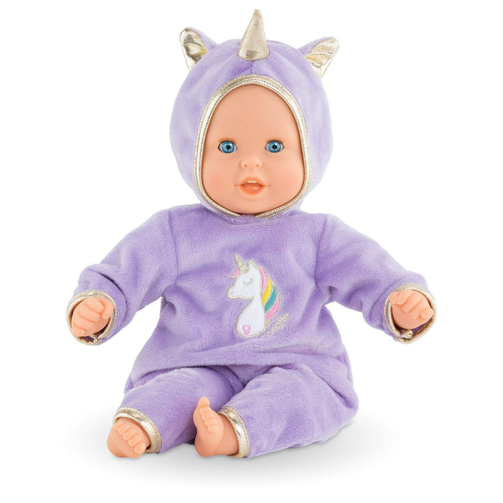 Corolle Bébé Calin Unicorn outfit ready for imaginative play